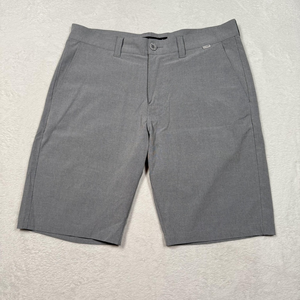 TravisMathew Shorts Mens 33 Gray Performance Golf Stretch‎ Lightweight Pockets